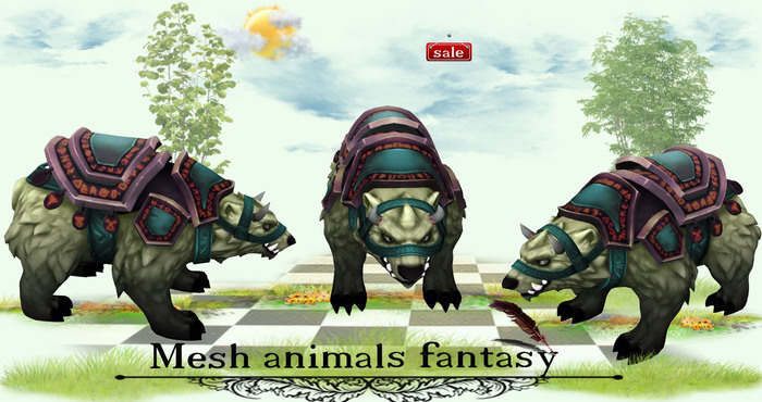 Mesh animals fantasy(copy&modify) v 21