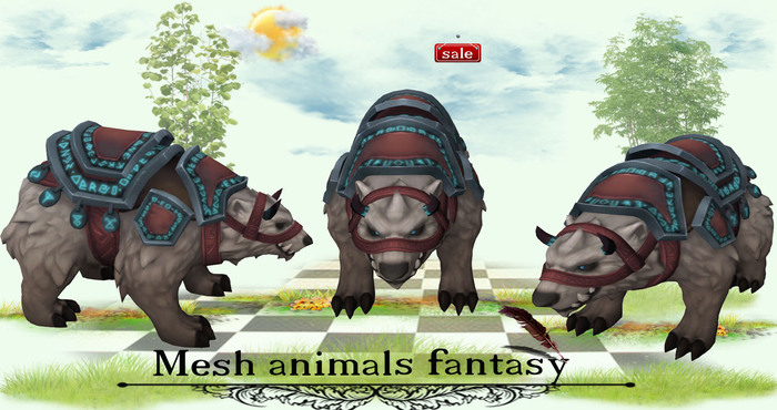 Mesh animals fantasy(copy&modify) v 25