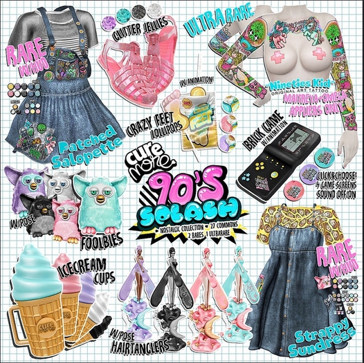 CUREMORE / 90's Splash! / Icecream Cup / NOIR