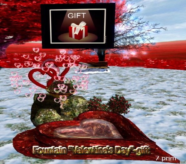 Fountain "Valentine's Day"-gift
