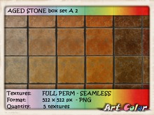 (ArtColor) Aged stone box set A 2 - full perm