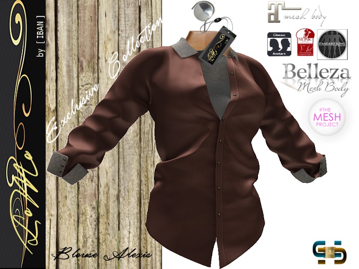 [ IBAN ] //005i MESH ALEXIS BLOUSE ROSE