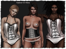 S&P slumber party corset set berry Lara (rez to unpack)