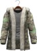 Winter parka camo green men