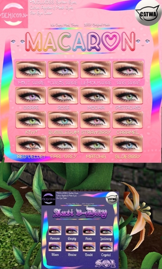 {Demicorn} Macaron Eyes - Lemon RARE