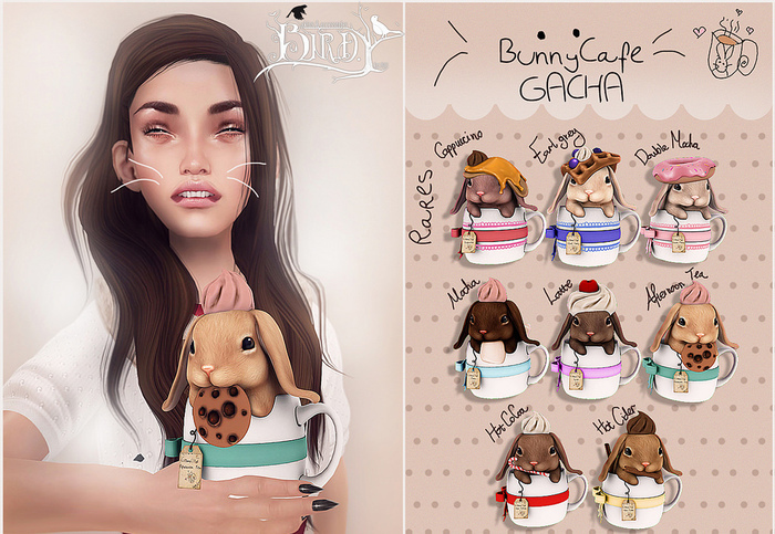 .Birdy. Bunny Cafe {Mocha} [BOX]