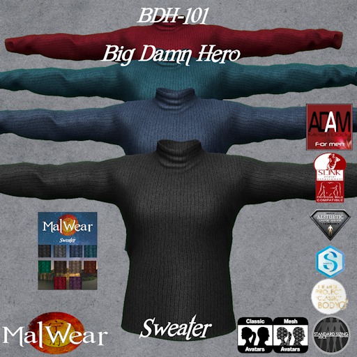MalWear BDH-101 Sweater