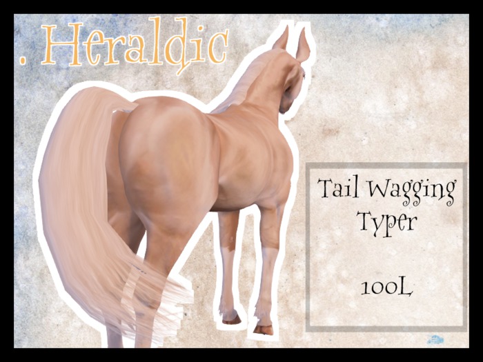 . heraldic . tail wagging typer