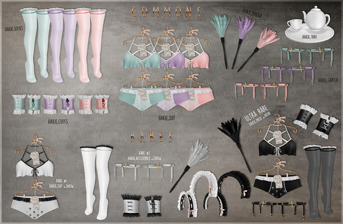 { V I N C U E } & Kibitz - Hakie+Garter - [HourGlass] Mint