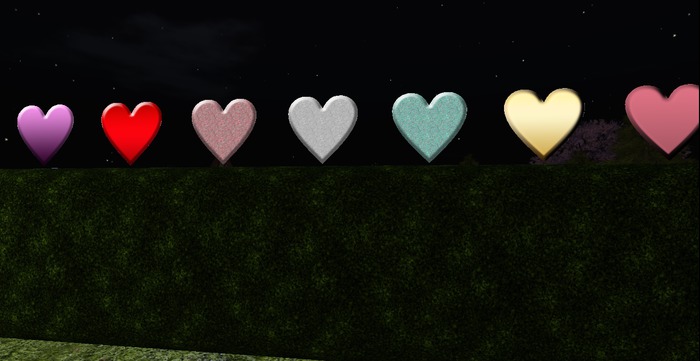 ~FT~ Mesh Hearts garland (wear me)