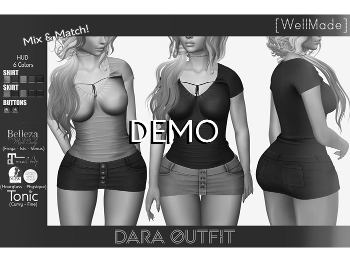 [WellMade] Dara Outfit DEMO