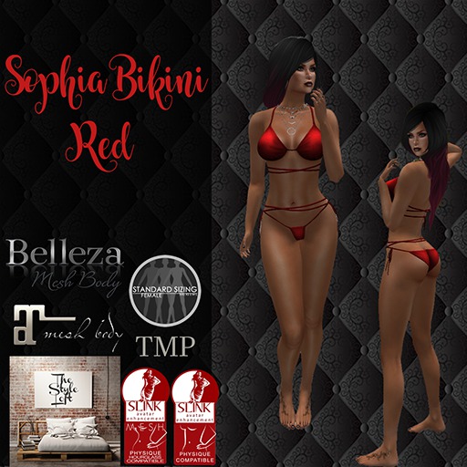TSL - Sophia Bikini {Red}