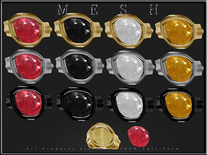 [ Feliz] Medieval Ring - Micro Mesh - Full Perm -