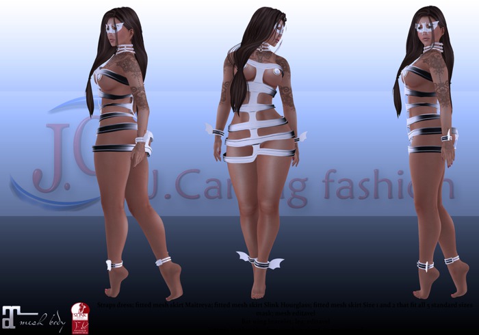J.C Bat girl White