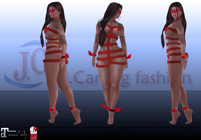 J.C Bat girl red