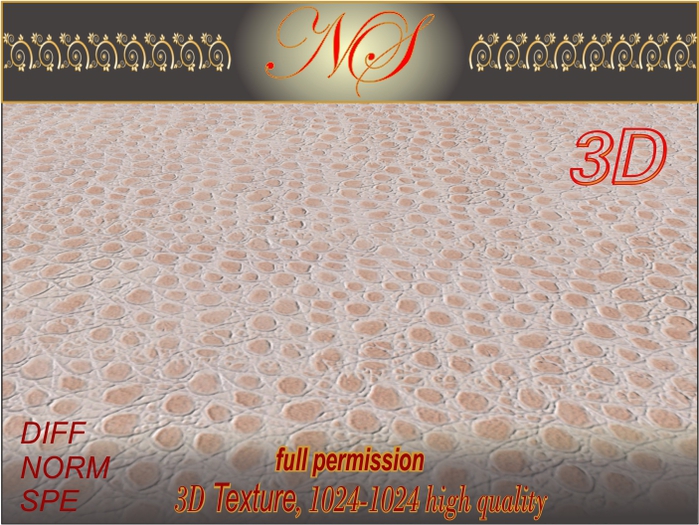 N_s 3d texture leather reptiles_RL001