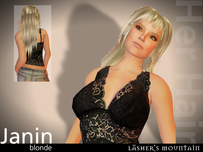Blonde JANIN Long Flowing Flexi HAIR