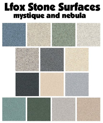 lfox Stone Surfaces - Mystique and Nebula