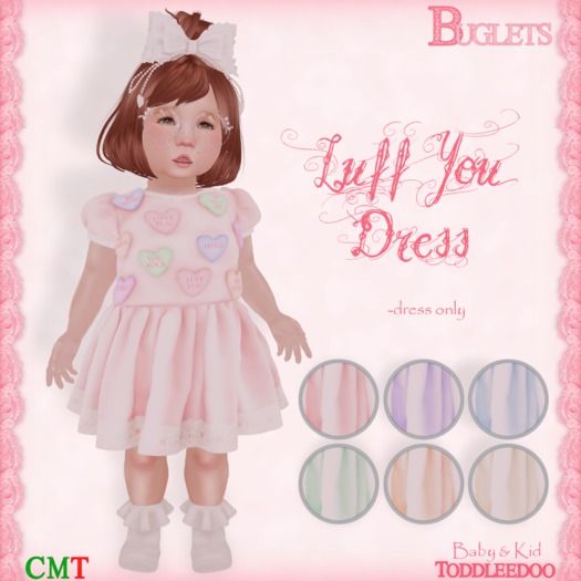 ~*Buglets*~ TD Luff You Dress [Blush]