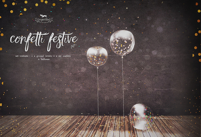 {vespertine}-confetti set/bx.