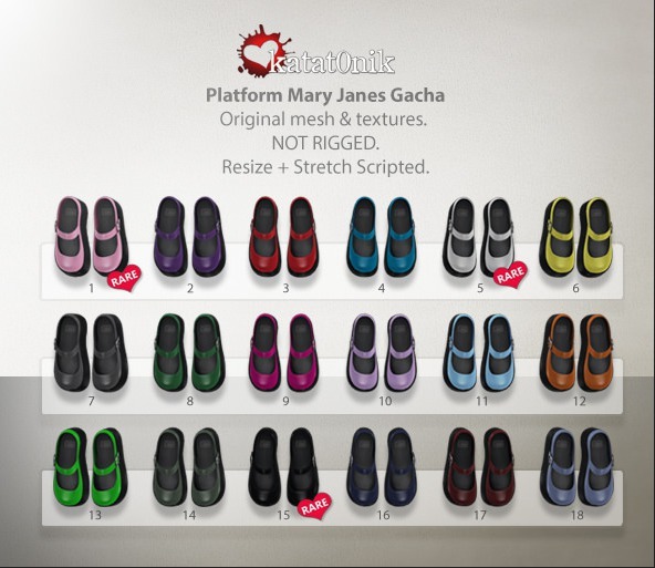 *katat0nik* (8) Platform mary Janes
