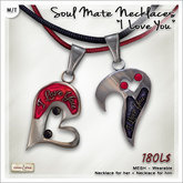 [V/W] Soul Mate Necklaces - I Love You - TRANSFER  (BOX)
