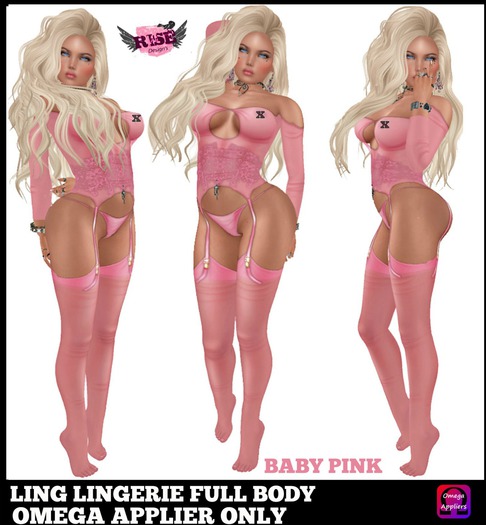 Ling Lingerie PINK Rise Designs BOXED