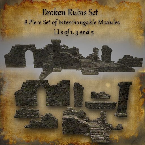 Bad Katz Broken Ruins Set