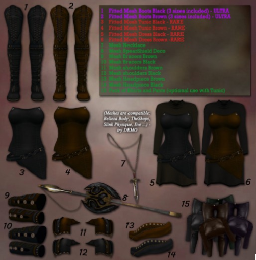 FDD GS *Cheeky Ranger* Shoulders Black