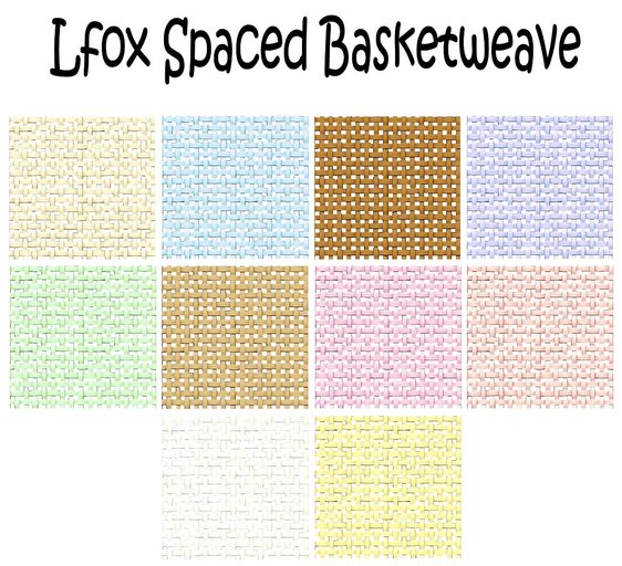 lfox Spaced Basket Weave