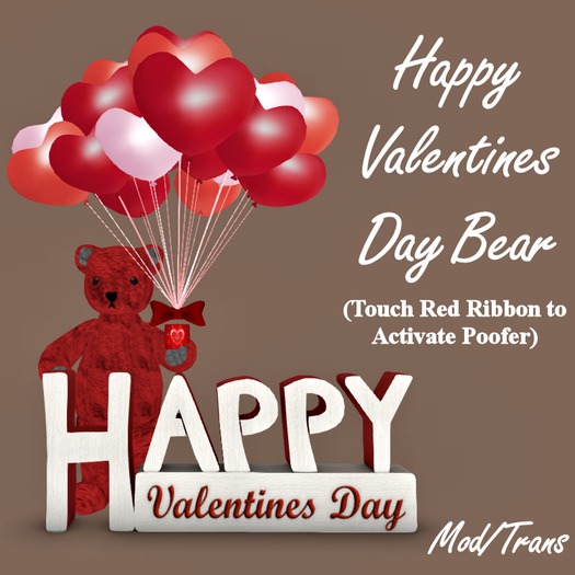 *SRC* Happy Valentine's Day Bear V17