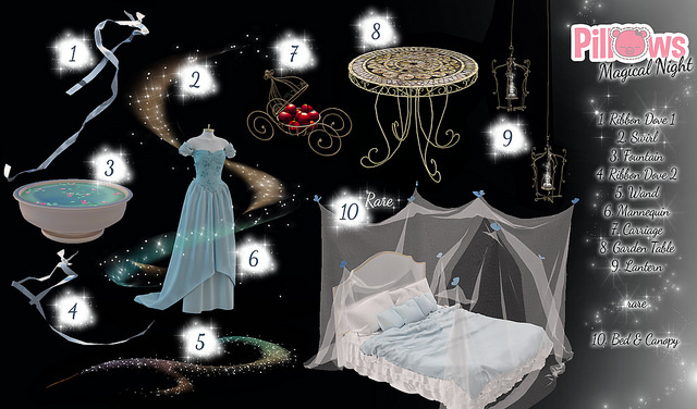 4. [P] Pillows, Magical Night: Ribbon Dove 2