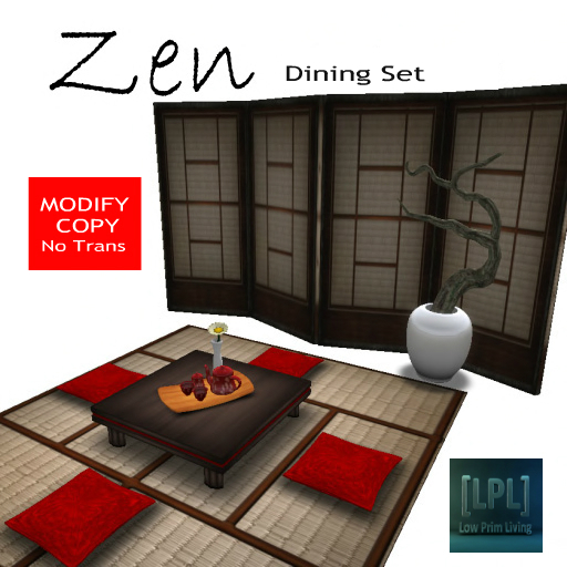 Zen Dining Set - Copy Version [Japanese, Oriental, Asian]