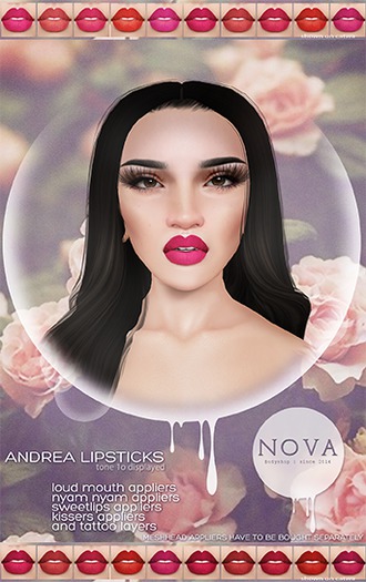 < nova > Andrea Lipsticks - LELUTKA APPLIER < WEAR ME >