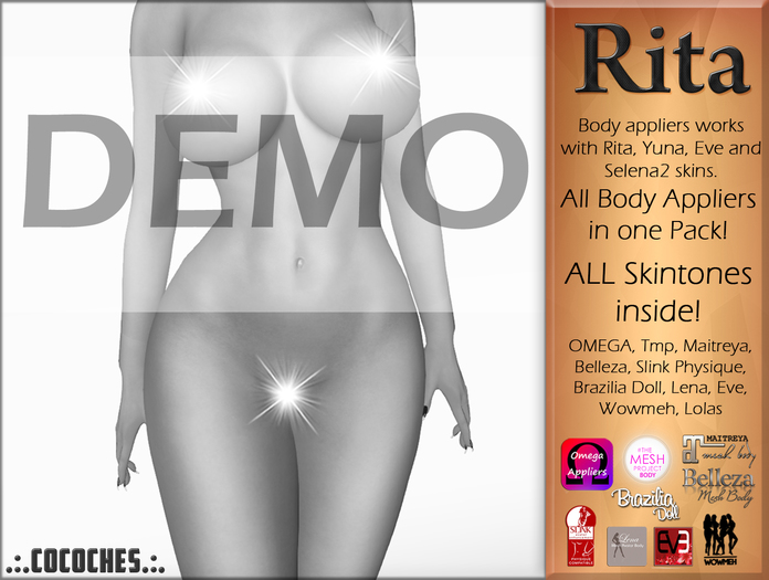 .:.CoCoChes.:. RITA All Body Appliers DEMO PACK