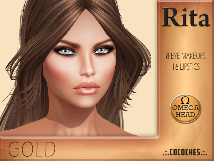 .:.CoCoChes.:. RITA OMEGA HEAD - Gold
