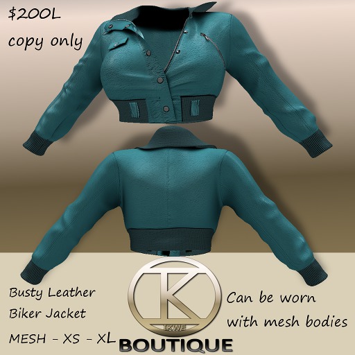iKWE Womens Biker Jacket
