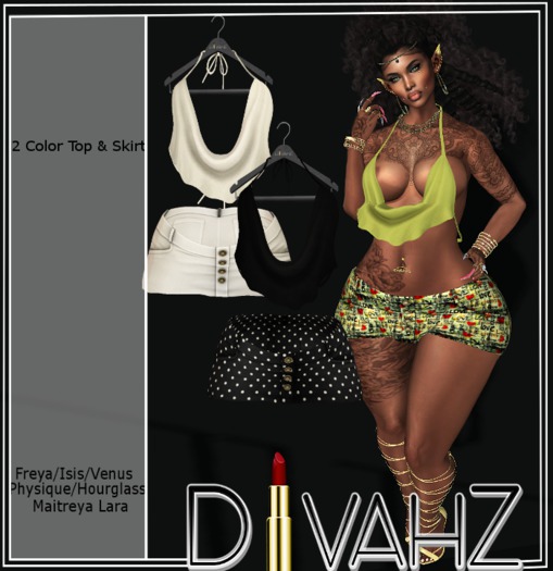 !DC! Riskii Skirt Set V5 (Mesh)
