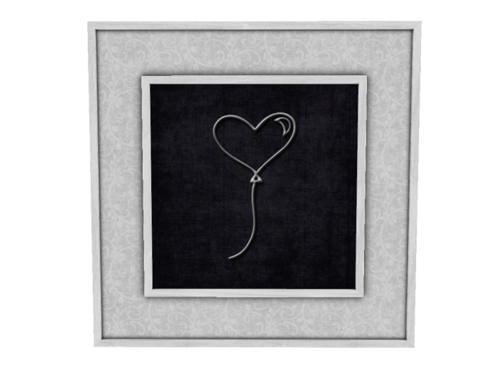 Heart Balloon Framed Art