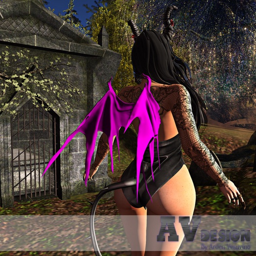 -AV- Tandriar wings Purple