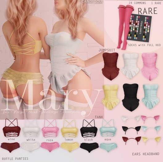 _CD_Mary Collection Ears Headband Roza