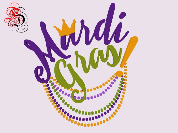 Frosensum ~ Mardi Gras Letters DEMO