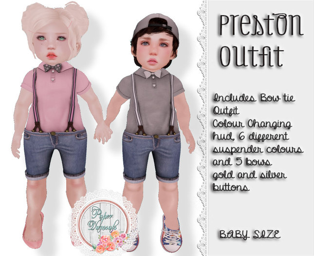 Paper Damsels-Preston outfit - Mint