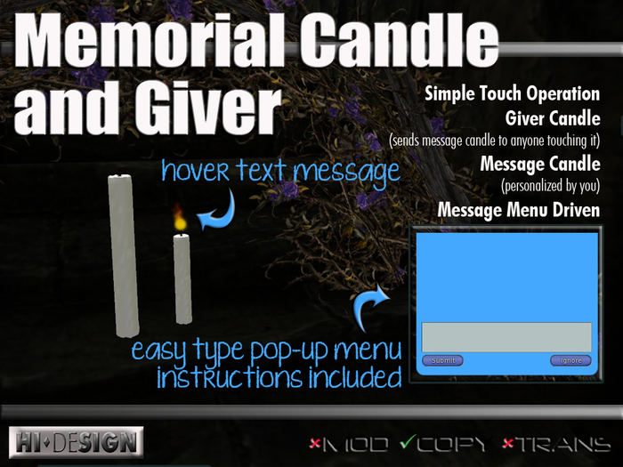 Memorial Candle Giver (boxed)