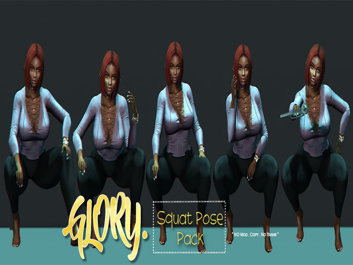 GLORY. Squat Pose Pack