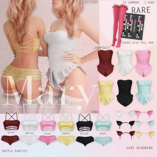 _CD_Mary Collection Ears Headband Lemon