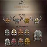 INK'D BY KALI ~[BODY FACTORY] Battle Helmet (Bronze)~