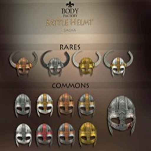 INK'D BY KALI ~[BODY FACTORY] Battle Helmet (Gold)~