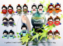 GACHA Earrings MAIKO SAN / sky