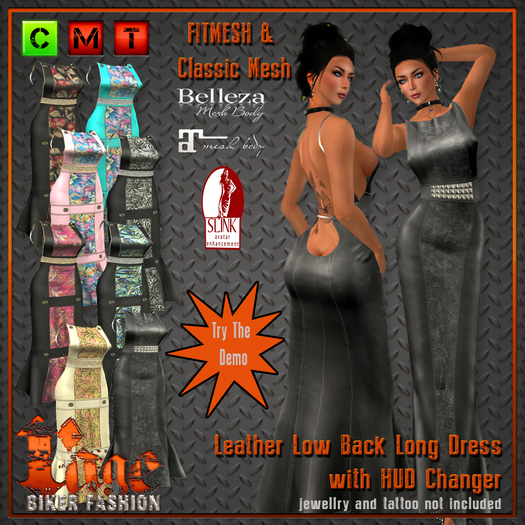 Low Back Dress with HUD Changer (ADD ME)